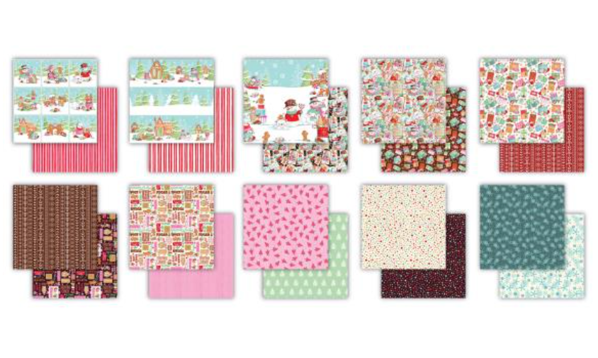 Craft Consortium Double-Sided Paper Pad 6X6 - It's Snome Time 2 - CL -  Kat Scrappiness