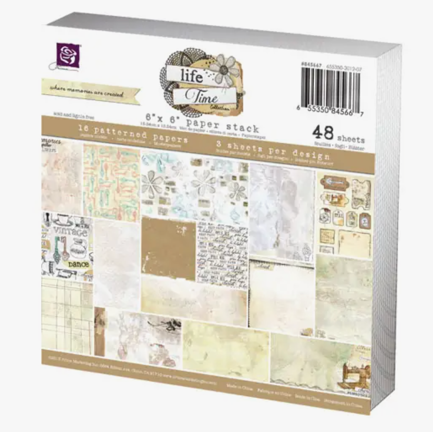 Impression Obsession Art Supplies 6x6 inch Paper Pad PP027