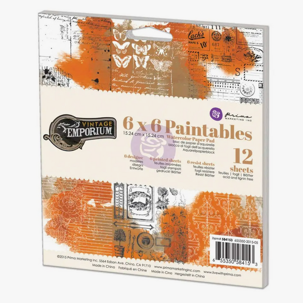 6×6 Collection Kit-Vintage Emporium – Prima Marketing Inc