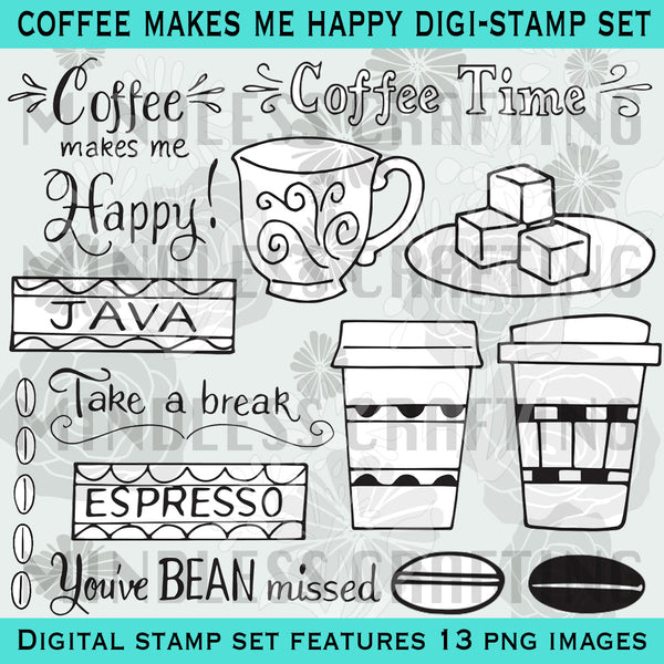 frappucino digi stamps coffee cafe milkshake …  Digi stamps, Digital  stamps, Digital stamps free