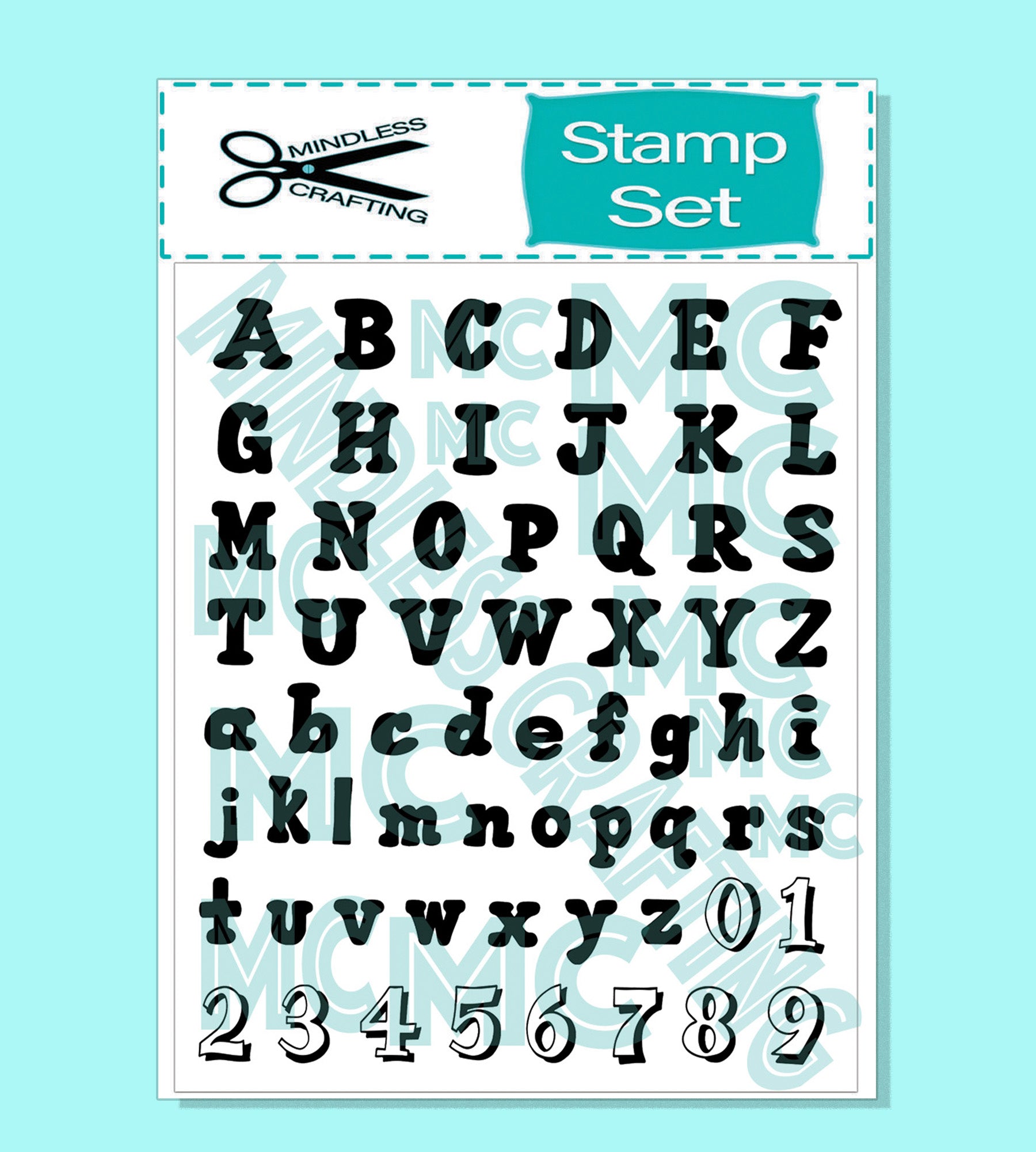 Double Sided Alphabet & Numeric Stone Stamps - Diamond Tech Crafts