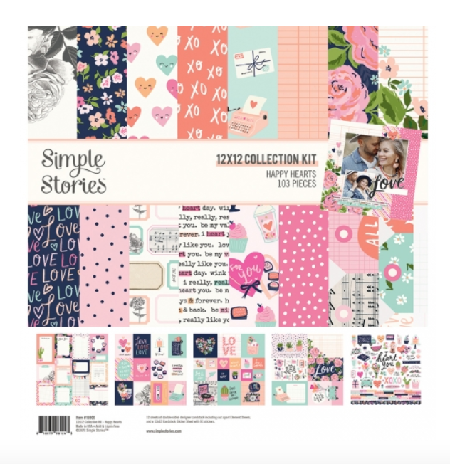 Happy Heart 12x12 Paper Pack – Layle By Mail