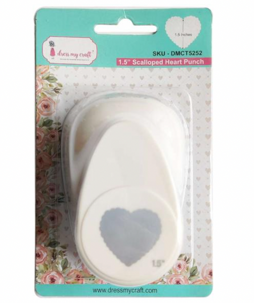 Dress My Craft - 1 Heart Paper Punch - 194186005574